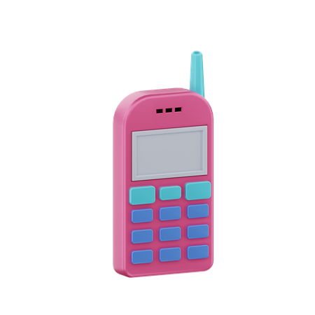 Cordless Phone  3D Icon