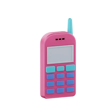 Cordless Phone  3D Icon