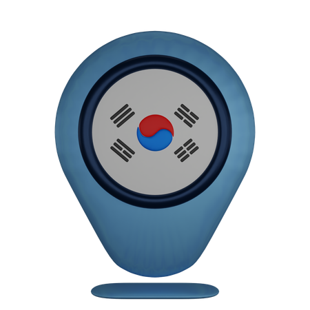 Corea  3D Icon