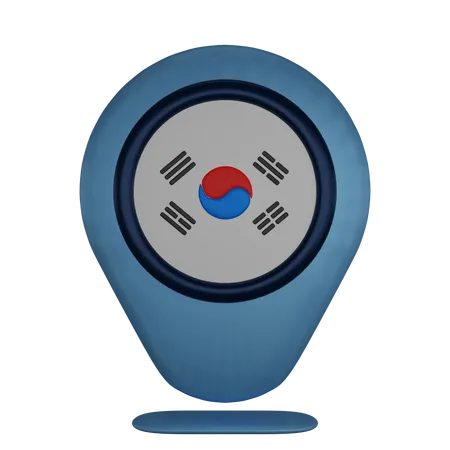 Corea  3D Icon