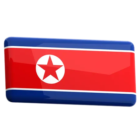 Corea del Norte  3D Icon