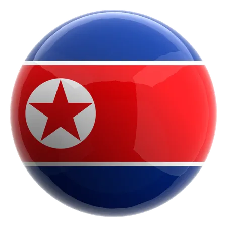 Corea del Norte  3D Icon