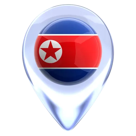 Corea del Norte  3D Icon