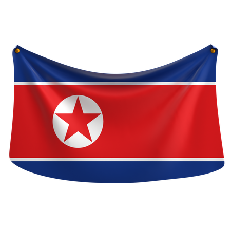 Corea del Norte  3D Icon