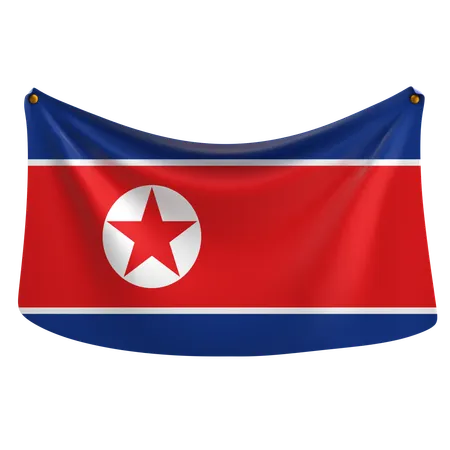 Corea del Norte  3D Icon