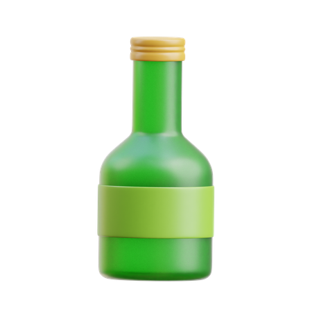 Soju coreano  3D Icon