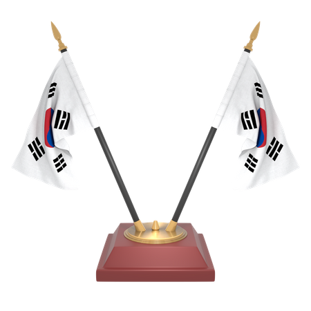 Corée du Sud  3D Icon