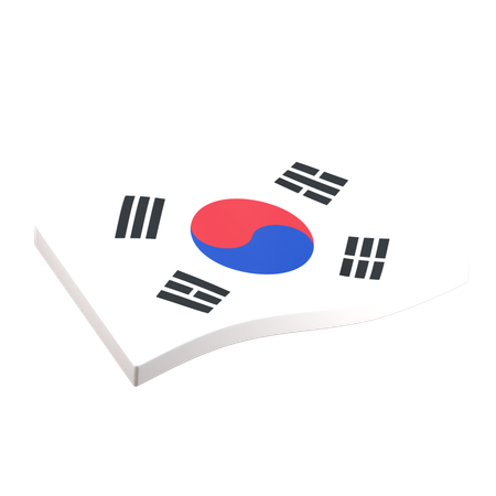 Coréia  3D Icon