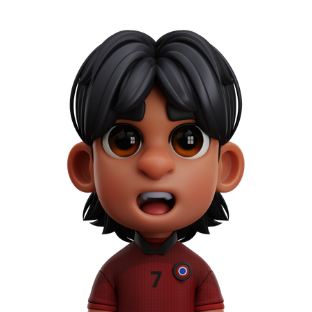 JOGADOR COREANO  3D Icon