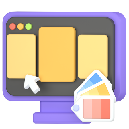 Cores do site  3D Icon
