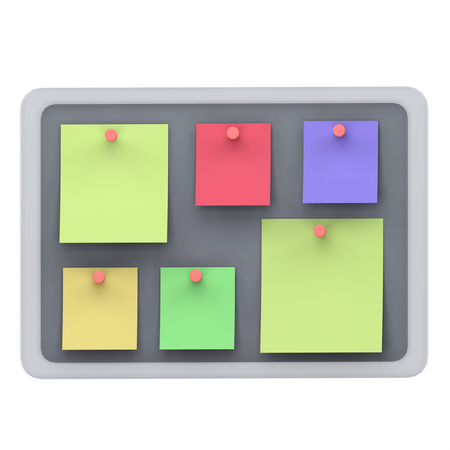 Cork Board  3D Icon