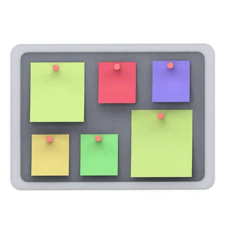 Cork Board  3D Icon