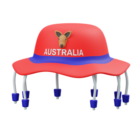 Cork Hat 3D Illustration