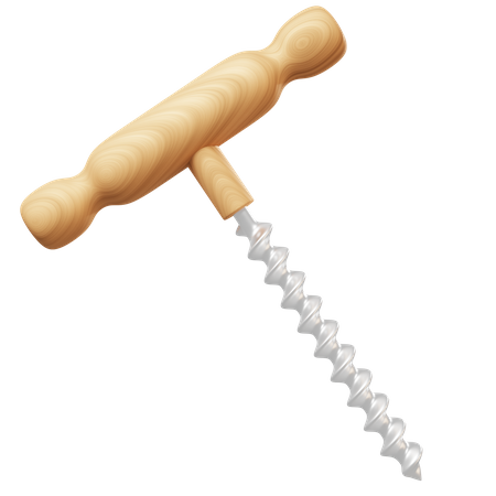 Corkscrew  3D Icon