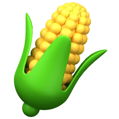 Corn 3 D Icon Illustration 3D Icon