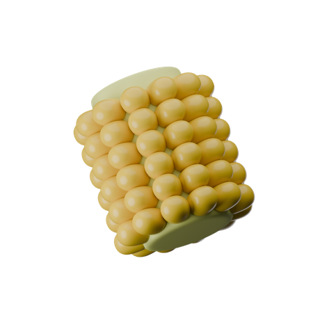 Corn  3D Icon