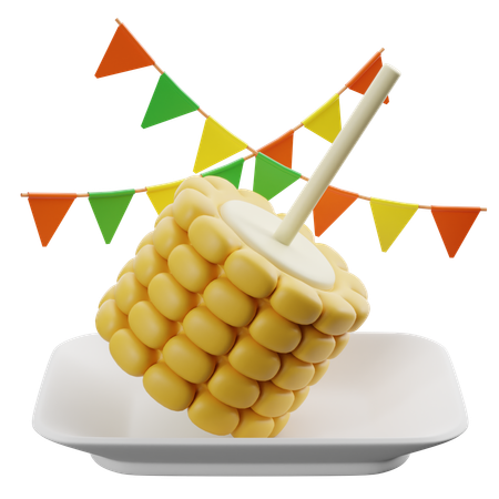 トウモロコシ  3D Icon