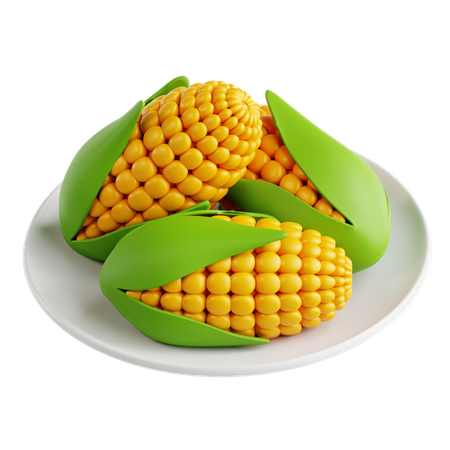 Corn  3D Icon