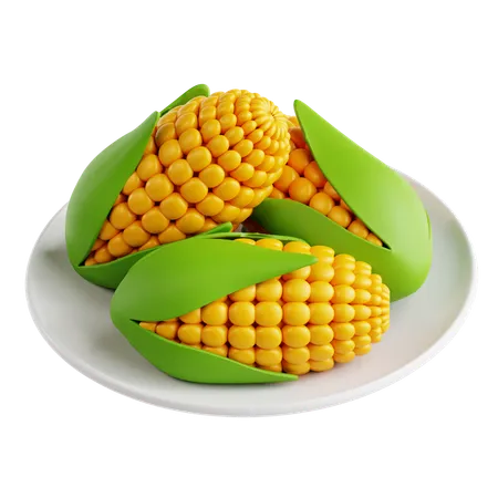 Corn  3D Icon