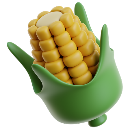 Corn  3D Icon