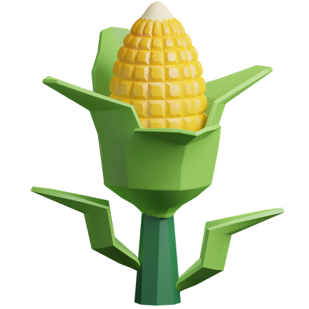 Corn  3D Icon