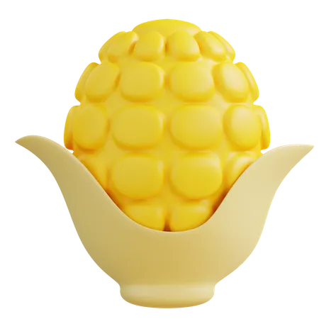 Corn  3D Icon