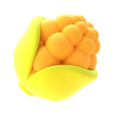 Corn  3D Icon