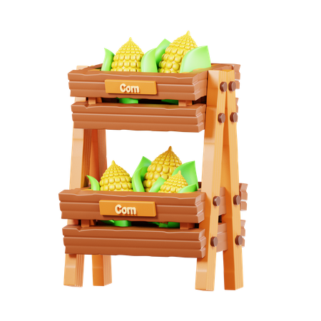 Corn  3D Icon