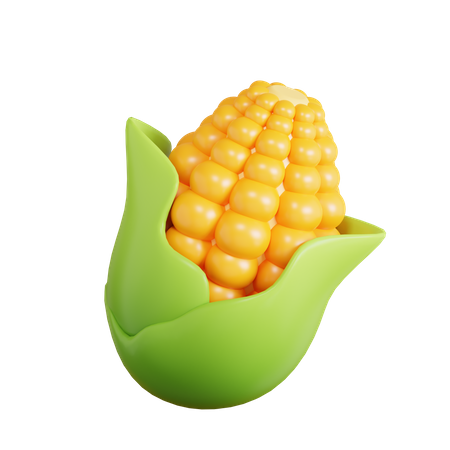 Corn  3D Icon