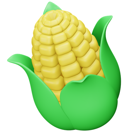 Corn  3D Icon