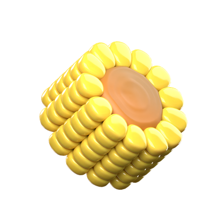 Corn  3D Icon