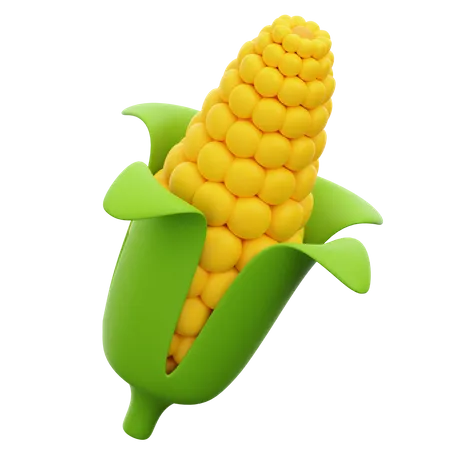 Corn  3D Icon