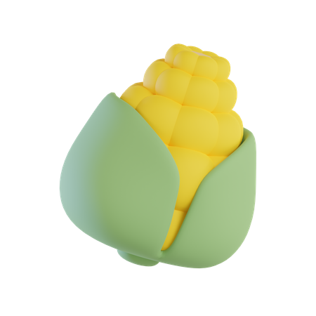 Corn  3D Icon