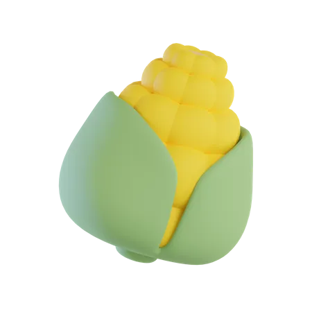 Corn  3D Icon