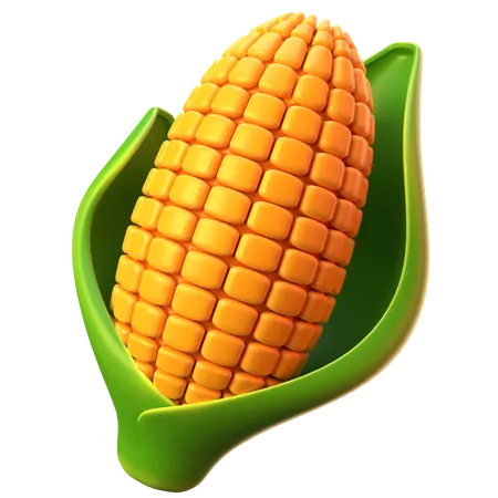 Corn  3D Icon