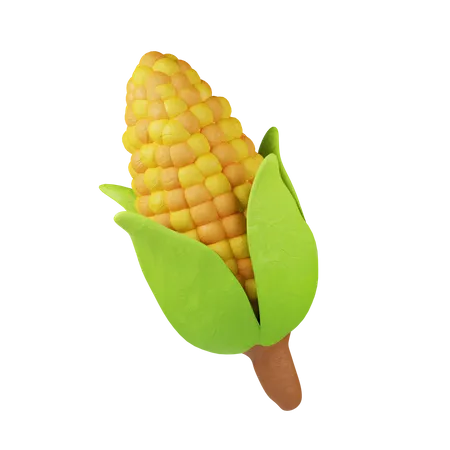 Corn  3D Icon