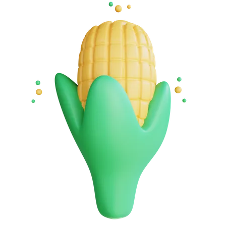 Corn  3D Icon