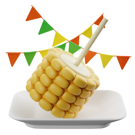 Corn  3D Icon