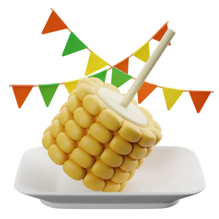 Corn  3D Icon