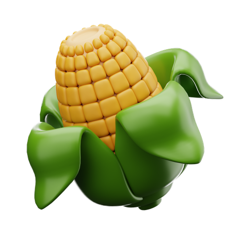 Corn  3D Icon