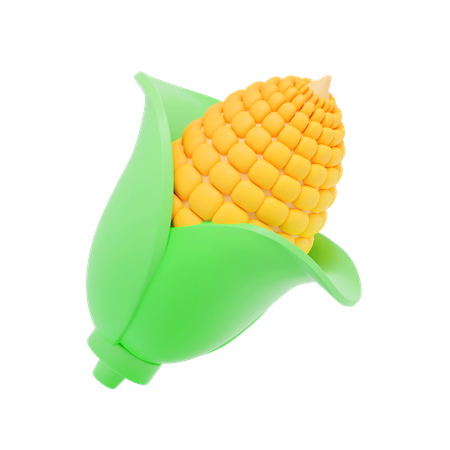 Corn  3D Icon