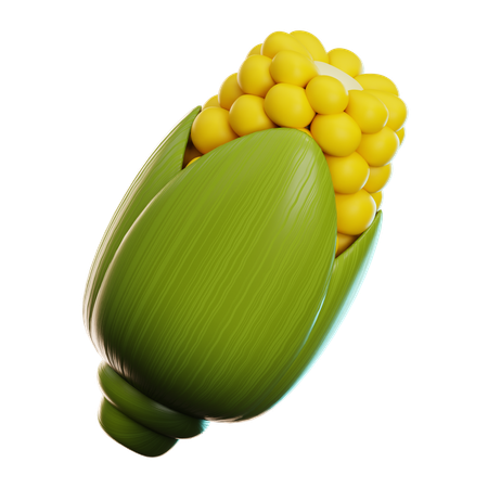 Corn  3D Icon