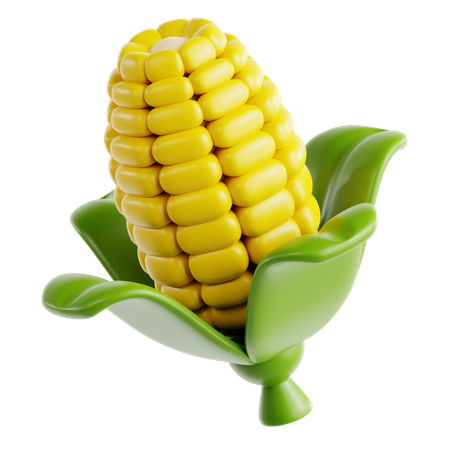 Corn  3D Icon