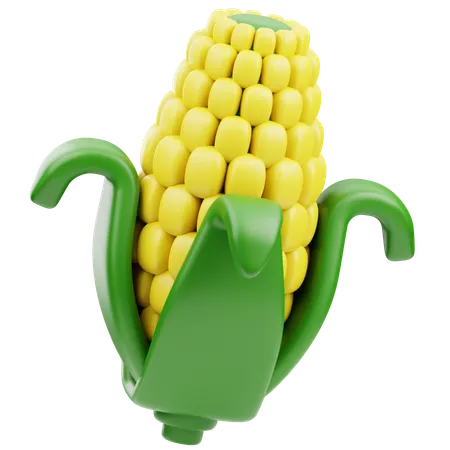 Corn  3D Icon