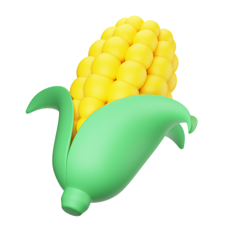 Corn  3D Icon