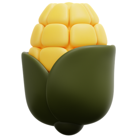 Corn  3D Icon