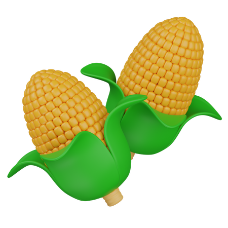 Corn  3D Icon