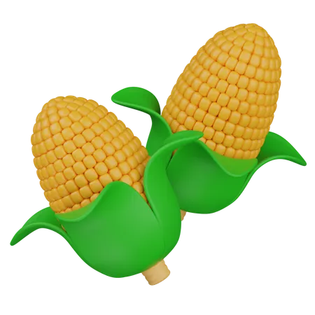 Corn  3D Icon