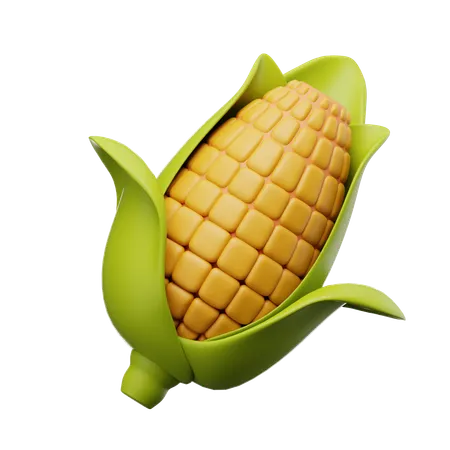 Corn  3D Icon