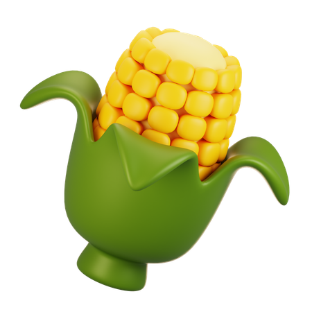 Corn  3D Icon